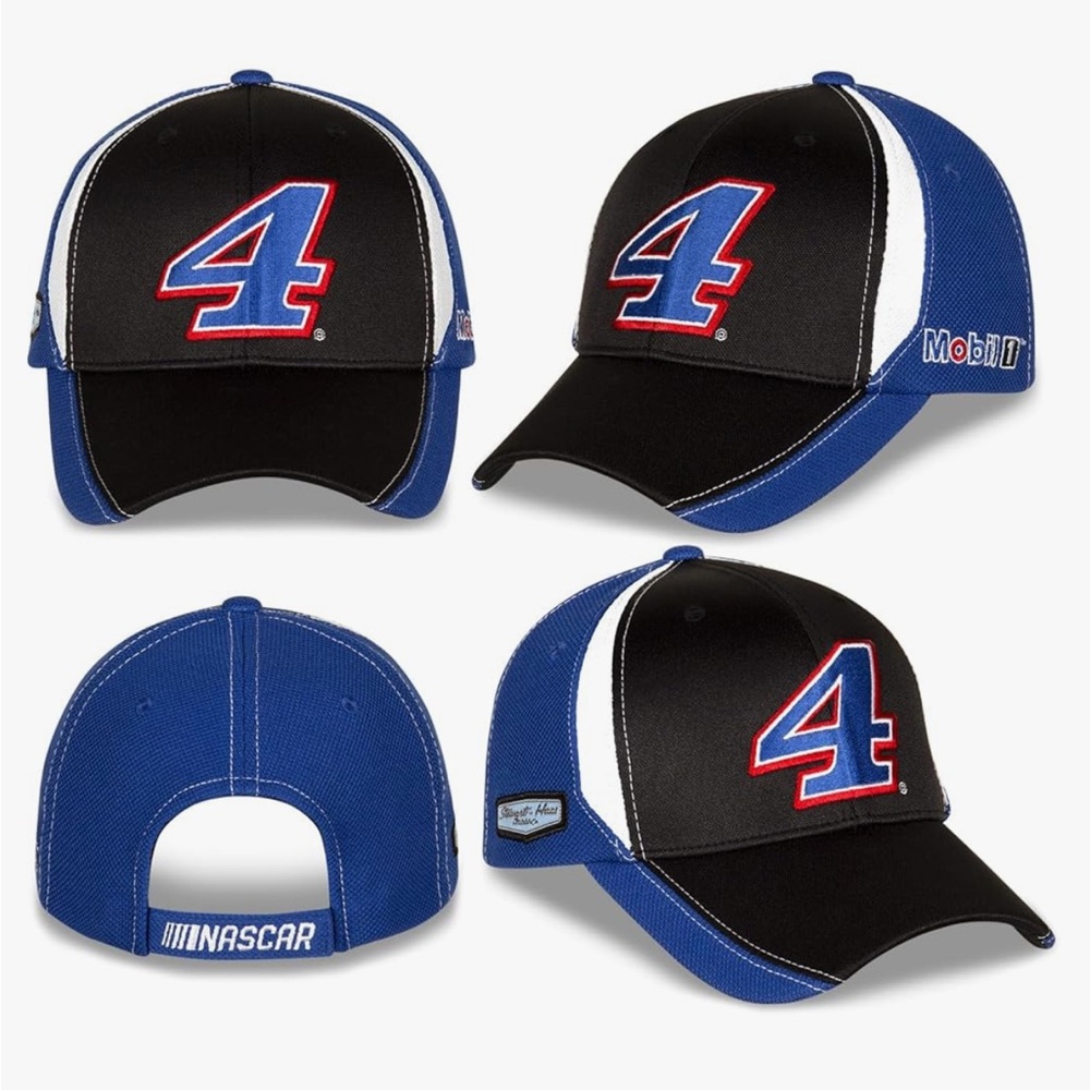 Kevin Harvick #4 NASCAR Performance Black and Blue Stewart-Haas Hat New